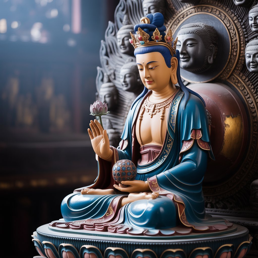 Exploring the Significance of "imagesize:地藏王菩薩 1920x1080" in Buddhist Art and Digital Devotion