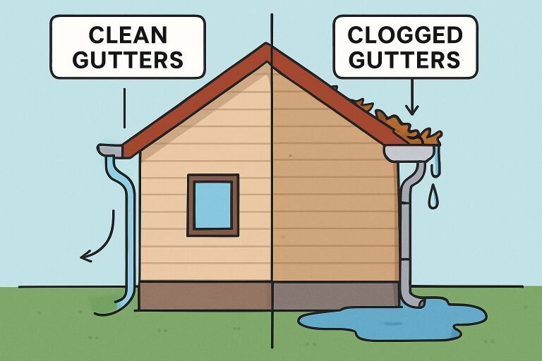 How Rain Gutter Maintenance Can Prevent Home Damage